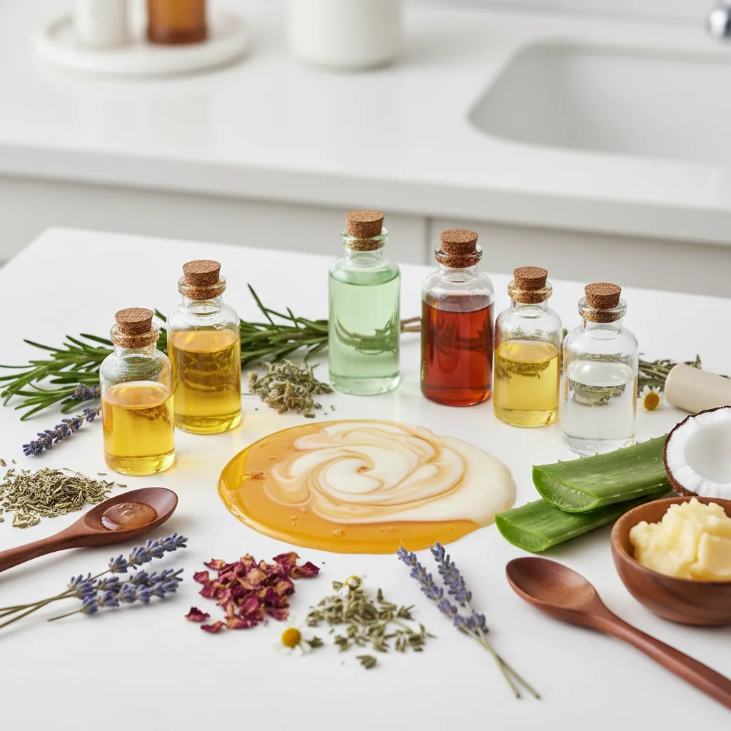 Natural hair-care oils and botanicals
